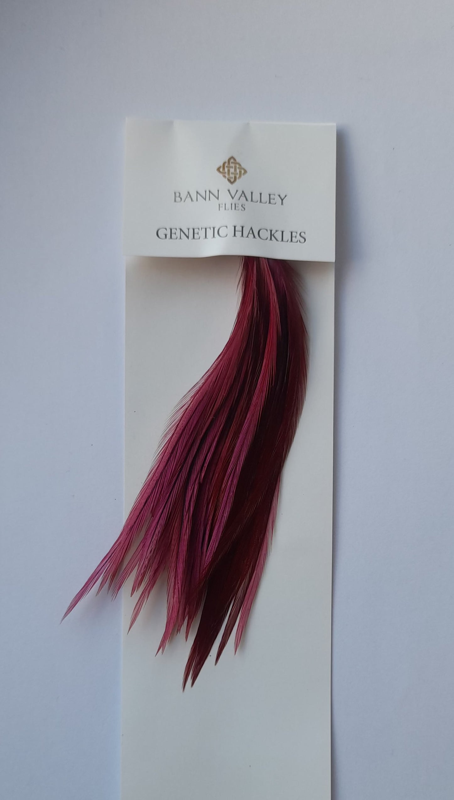 Metz Neck Hackle Average Sizes Claret Magenta