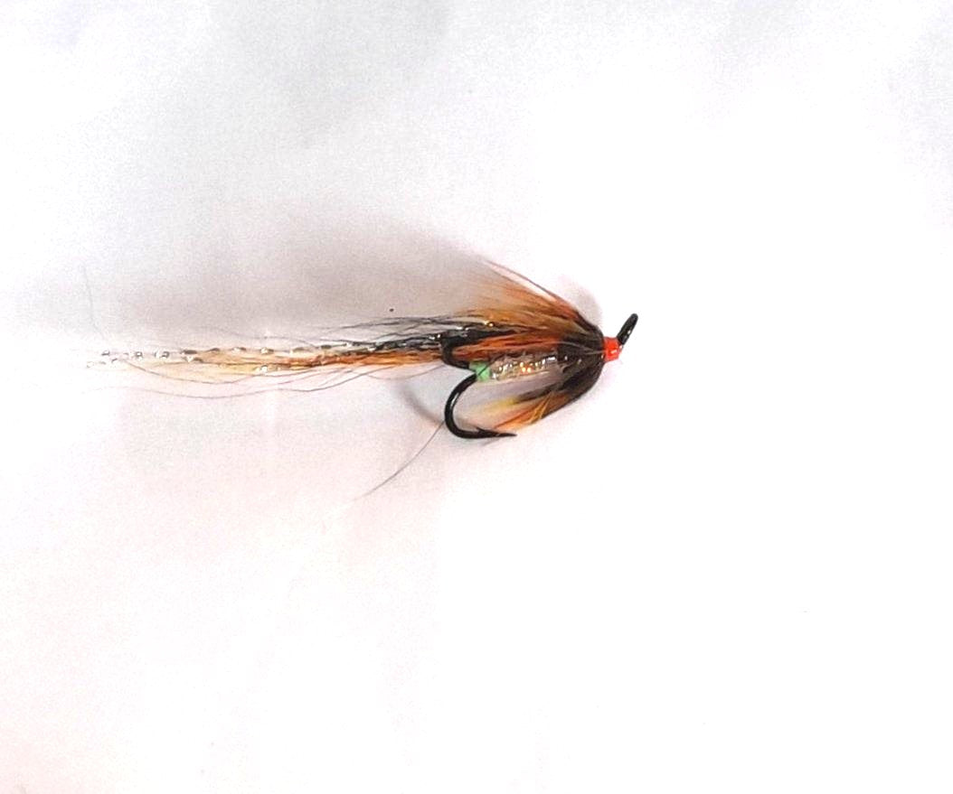 Green Butt Silver Cascade - Trebles