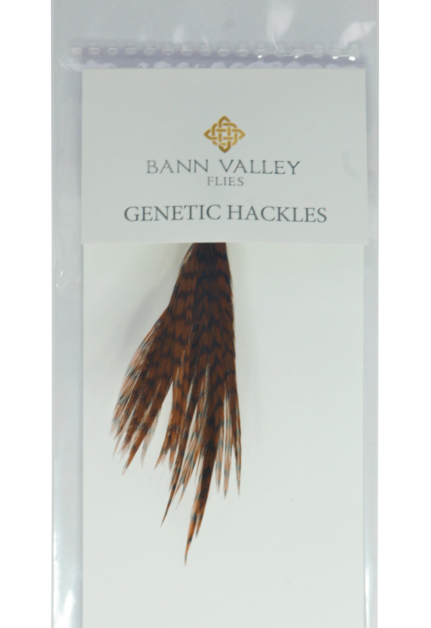 Metz Neck Hackle Average Sizes Grizzle Dyed Chocolate