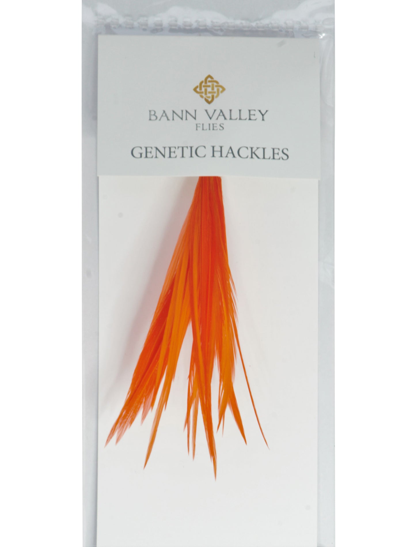 Metz Neck Hackle Average Sizes Hot Orange