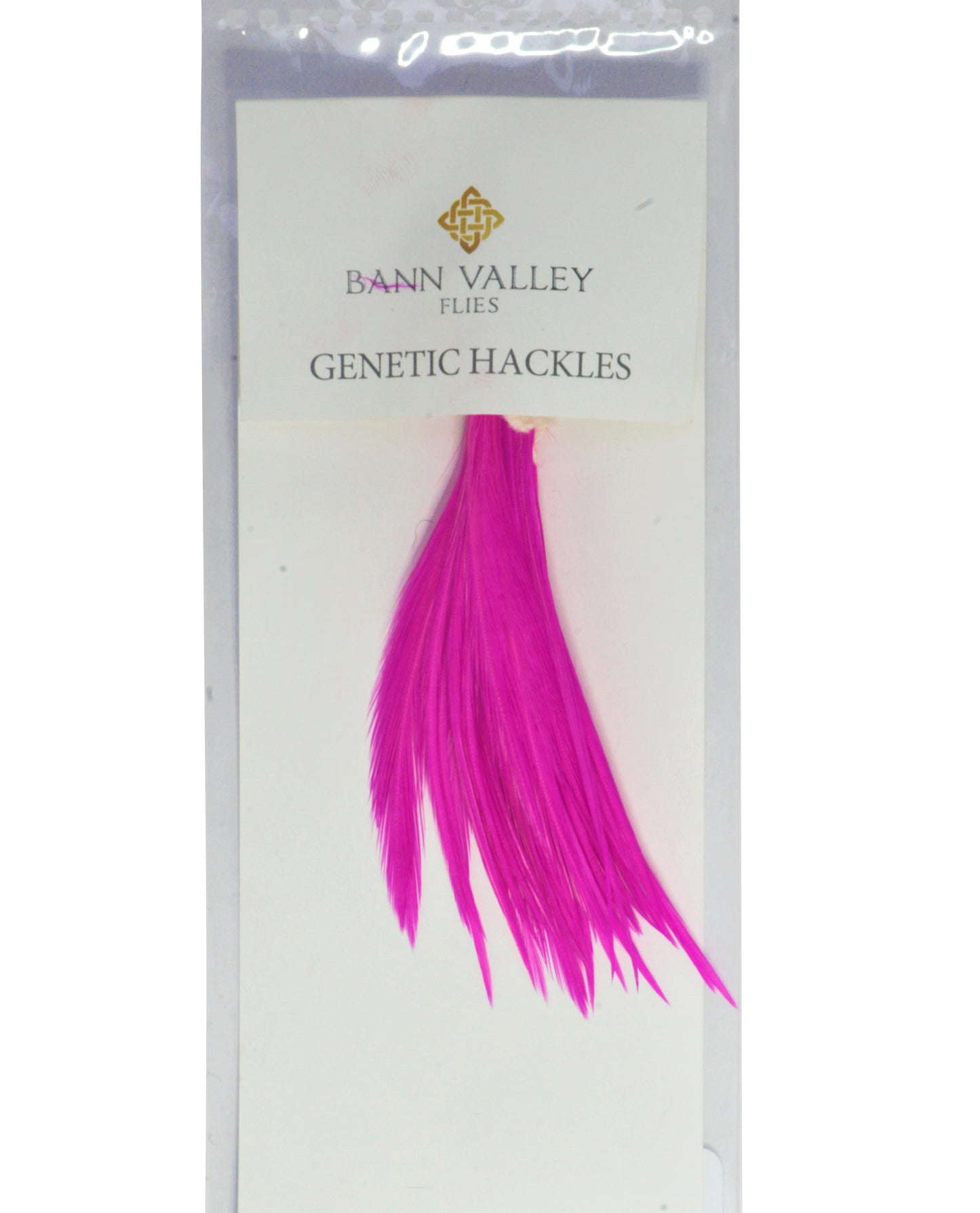 Metz Neck Hackle Average Sizes Pink