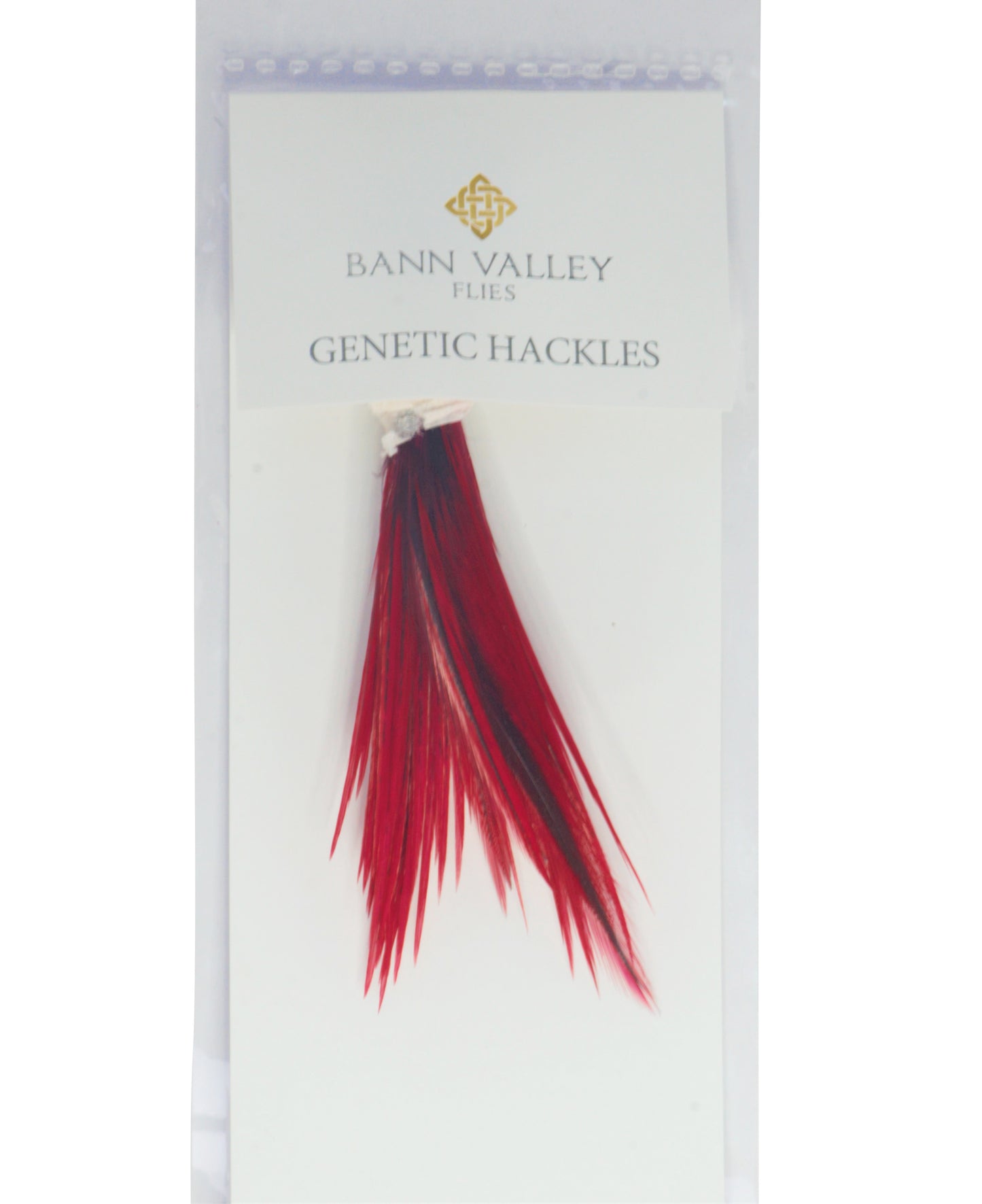 Metz Neck Hackle Average Sizes Badger Dyed Red