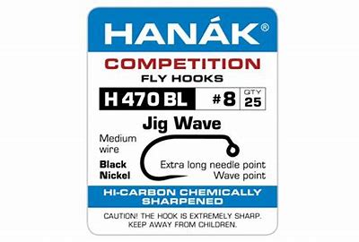 Hanak competition Hooks Jig Wave H470BL